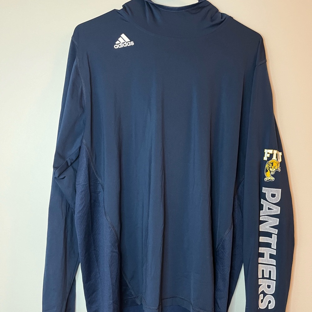 Florida International FIU Panthers Adidas Climalite Long Sleeve Hoodie Shirt XL